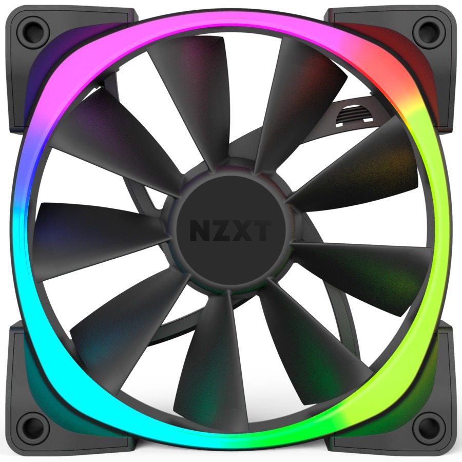 120mm NZXT Aer RGB - Digitally Controlled RGB LED Fan for Hue+ image