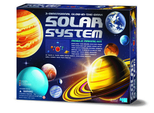 4M: Glow In The Dark 3D Solar System Mobile Kit image