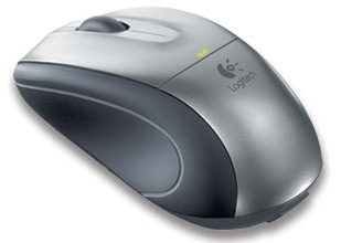 Logitech V320 Cordless Optical Mouse for  Notebooks