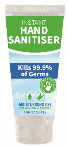 Hand Sanitiser Tube (50ml)