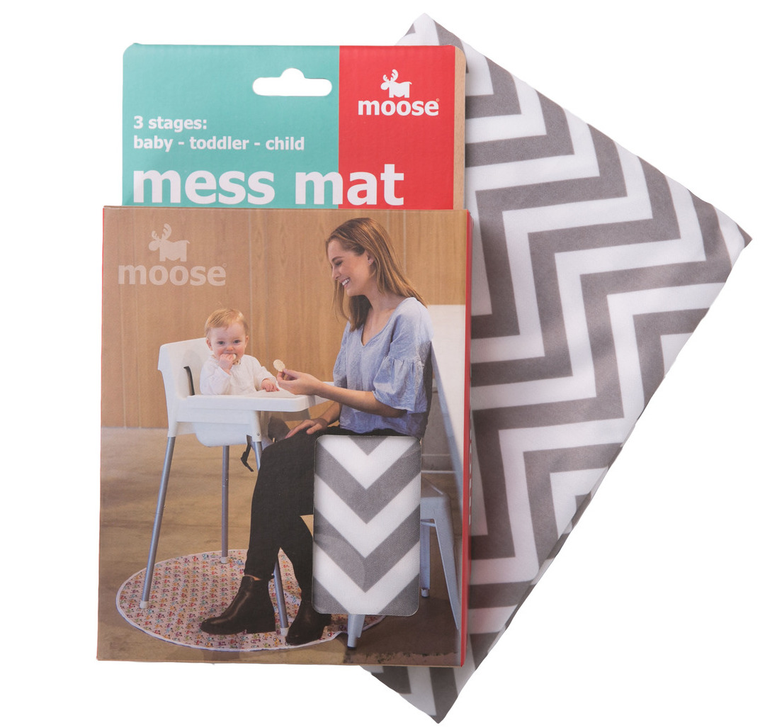 Buy Moose Baby Mess Mat Chevron at Mighty Ape NZ