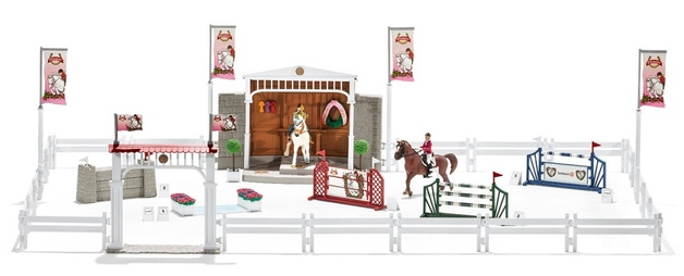 schleich jumping course