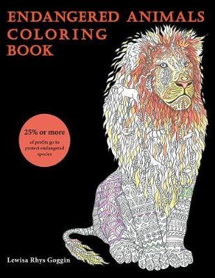 Endangered Animals Coloring Book by Lewisa Rhys Goggin image