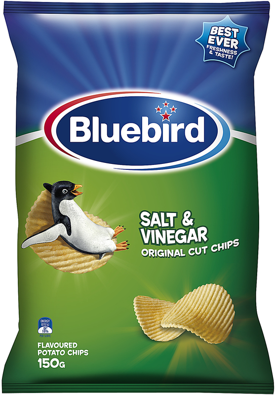 Bluebird Original Cut Salt & Vinegar (150g) at Mighty Ape NZ