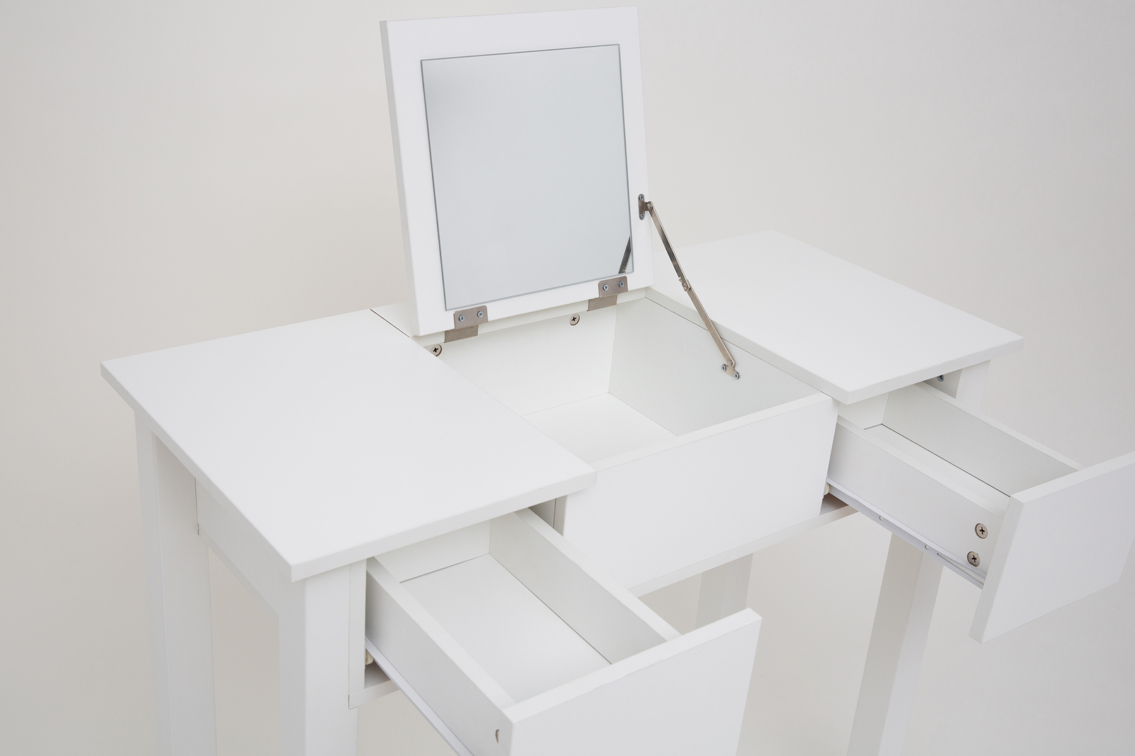 Dressing Table Set with Mirror & Stool image