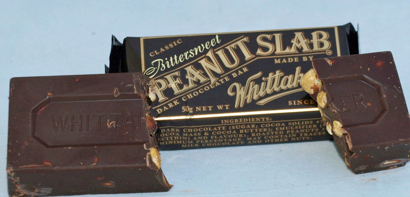 Whittaker's Bittersweet Peanut Slab - Dark Chocolate image