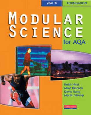 Modular Science for AQA: Year 10: Fondation by Keith Hirst image
