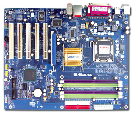 Albatron Motherboard PX865PE7C PRO LGA775 800FSB SATA+LAN+5.1SND