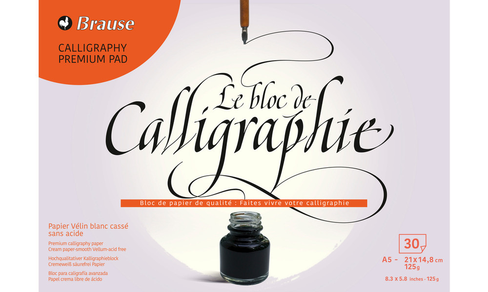 Brause: Calligraphy Pad - A5 (30 Sheets) image