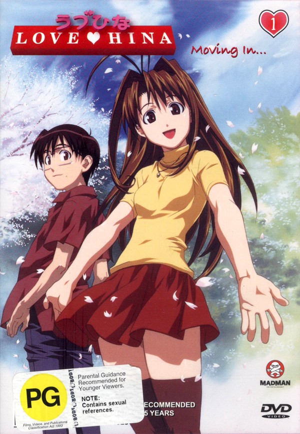 Love Hina - 1 - Moving In on DVD image