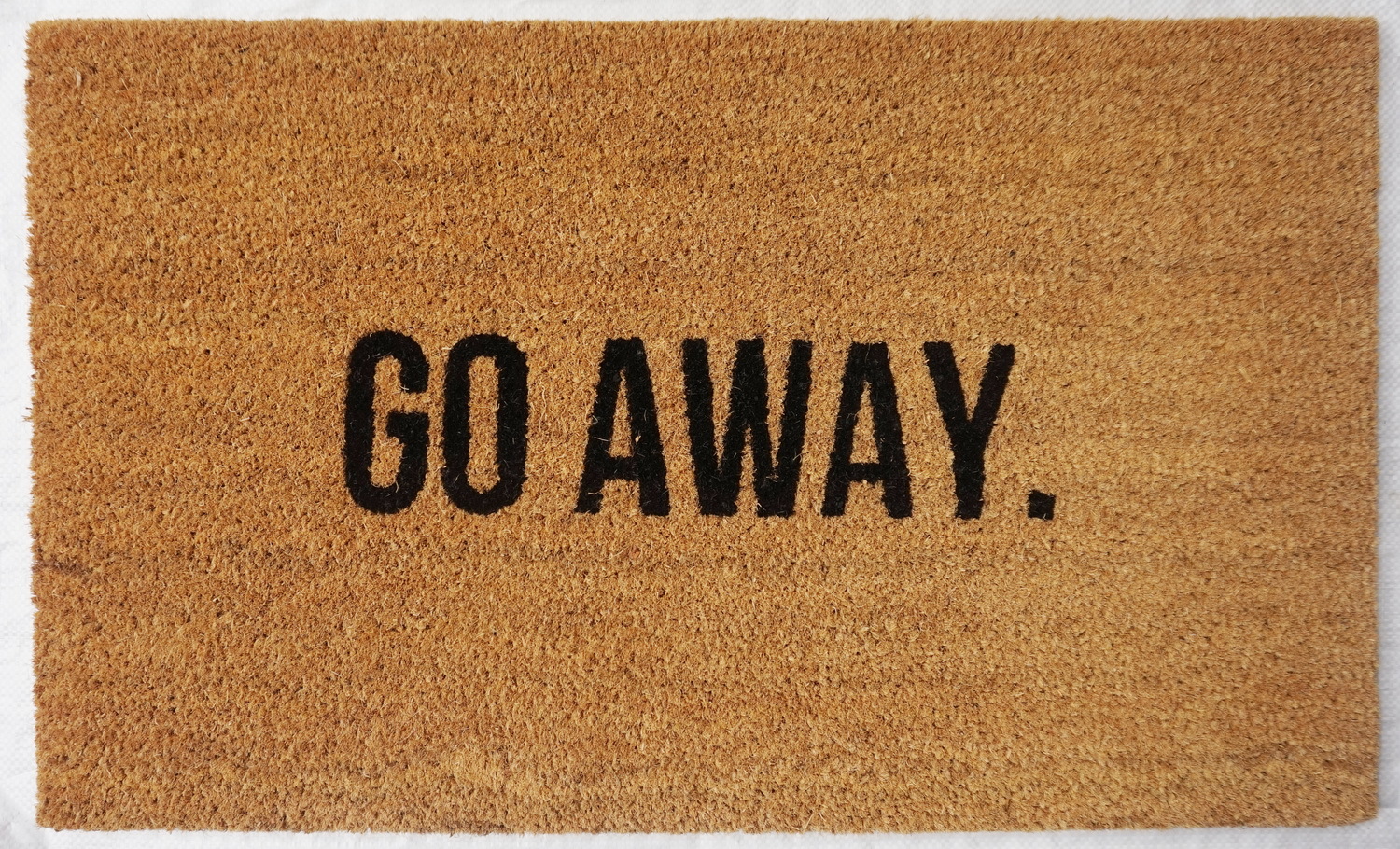 Natural Fibre Doormat - Go Away image