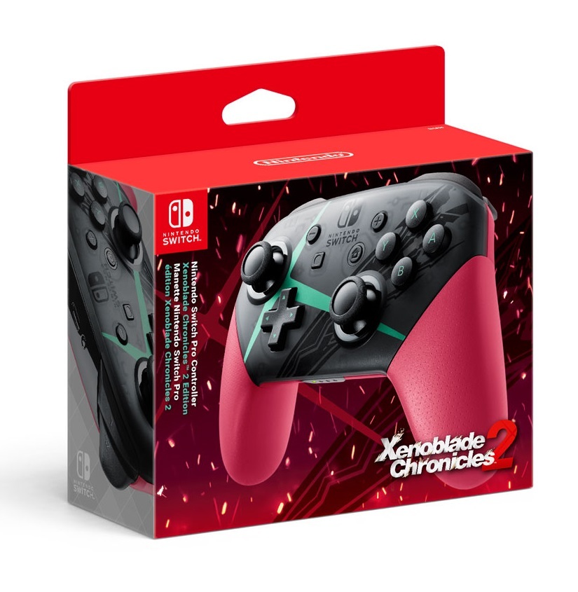 Nintendo Switch Pro Controller - Xenoblade Chronicles 2 Edition on Switch