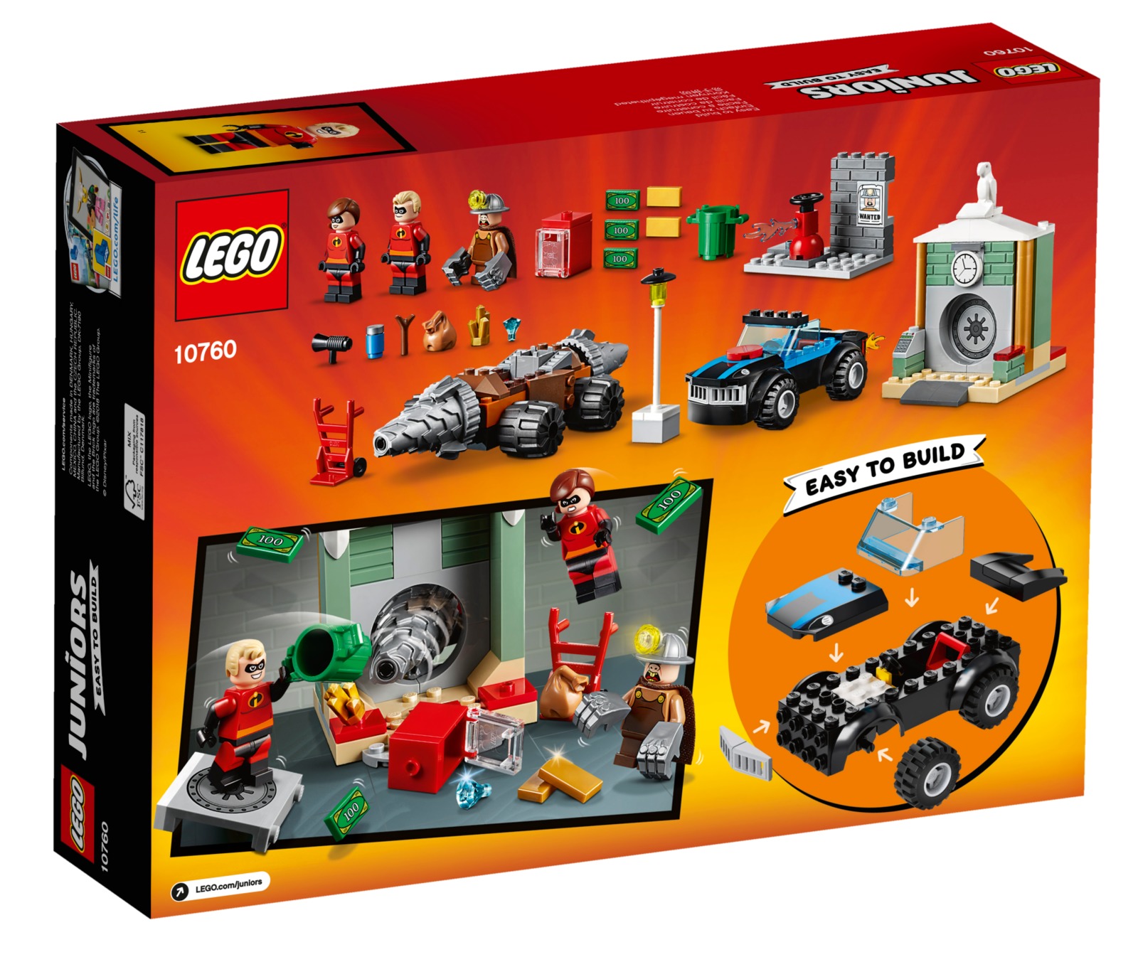 LEGO Juniors: Underminer Bank Heist (10760)