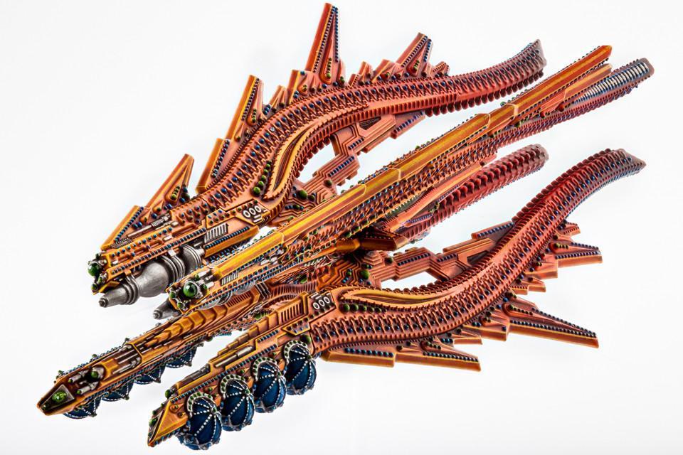 Dropfleet Commander: Shaltari Battlecruiser - Ruby/Sapphire image