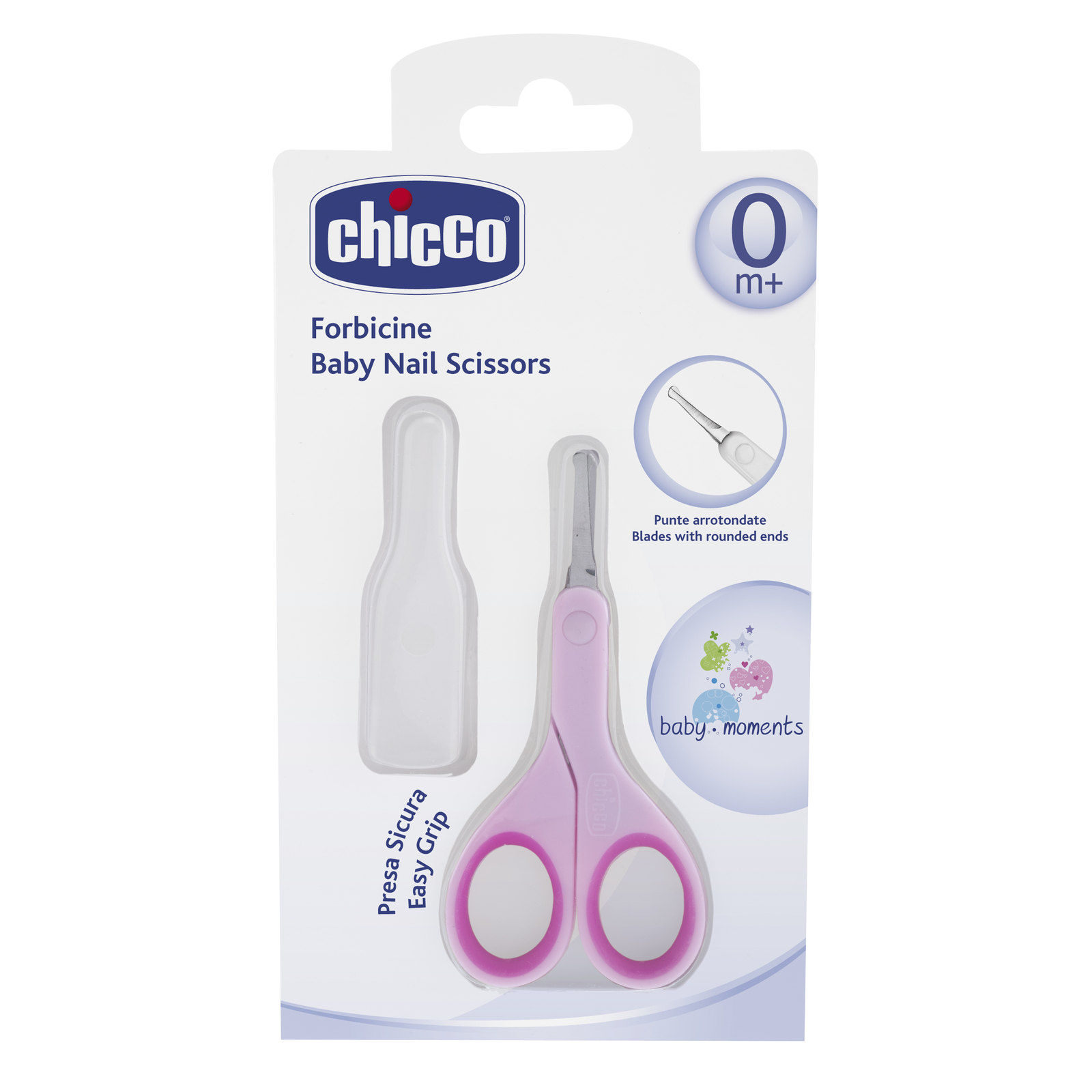 Chicco: Baby Nail Scissors - Pink image