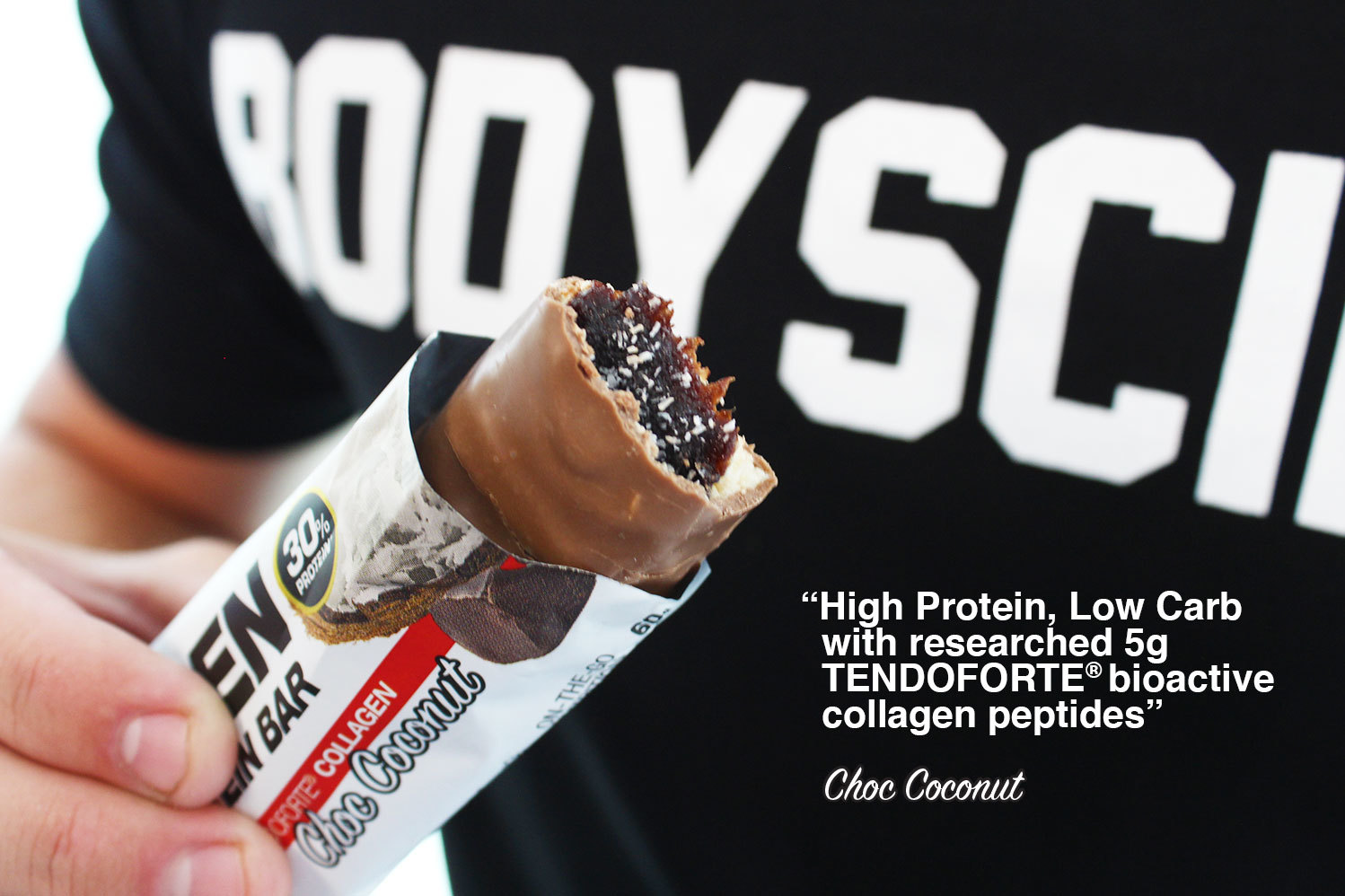 Buy Body Science BSC Collagen Low Carb Protein Bar Choc Coconut 60g x 12 at Mighty Ape NZ