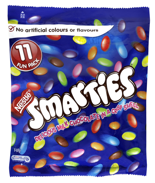 How Much Sugar Is In A Smarties Pack at Robert Tarnowski blog
