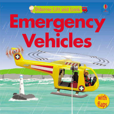 Usborne Lift and Look Emergency Vehicles by Felicity Brooks image