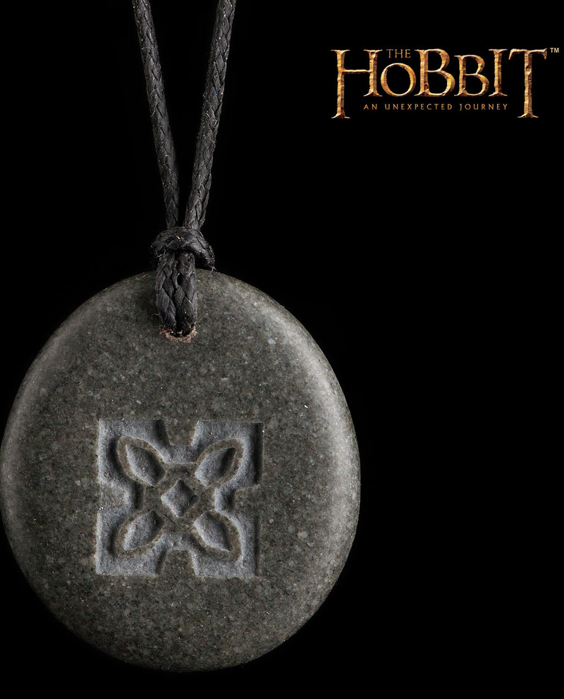 The Hobbit An Unexpected Journey Stone Pendant - Seal of Thorin