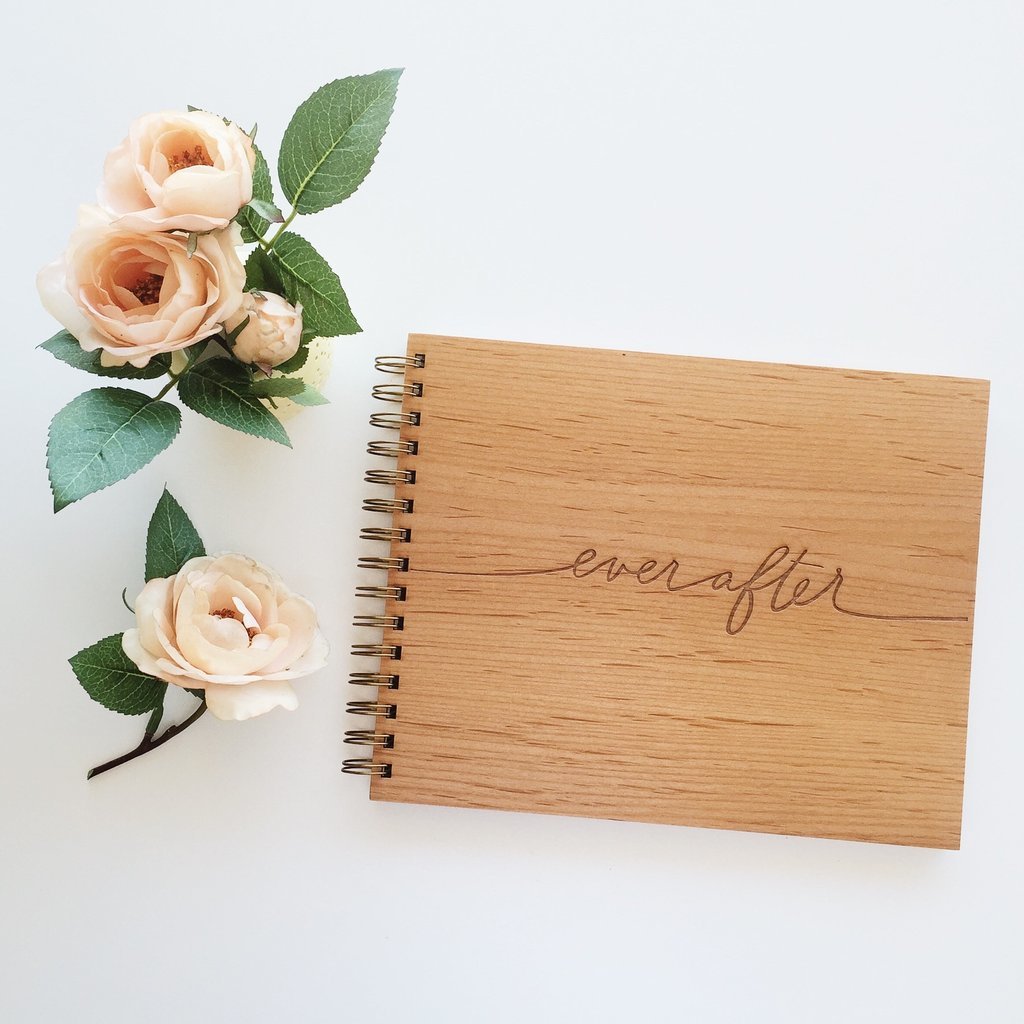 Cardtorial Wooden Guestbook - Ever After image