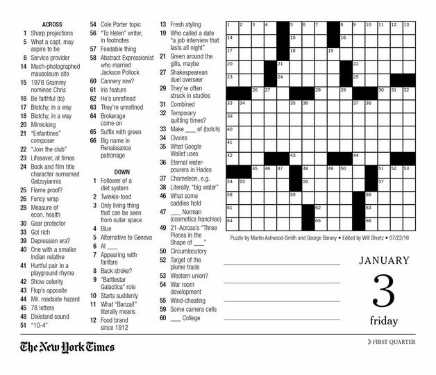 Buy New York Times Crossword Puzzles 2020 Day-to-Day Calendar at Mighty ...