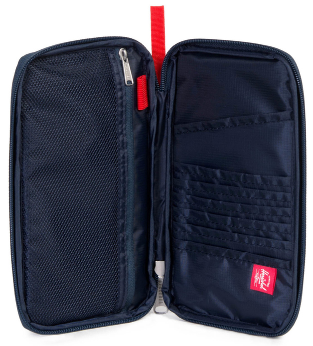 Travel Wallet Navy/Red at Mighty Ape NZ