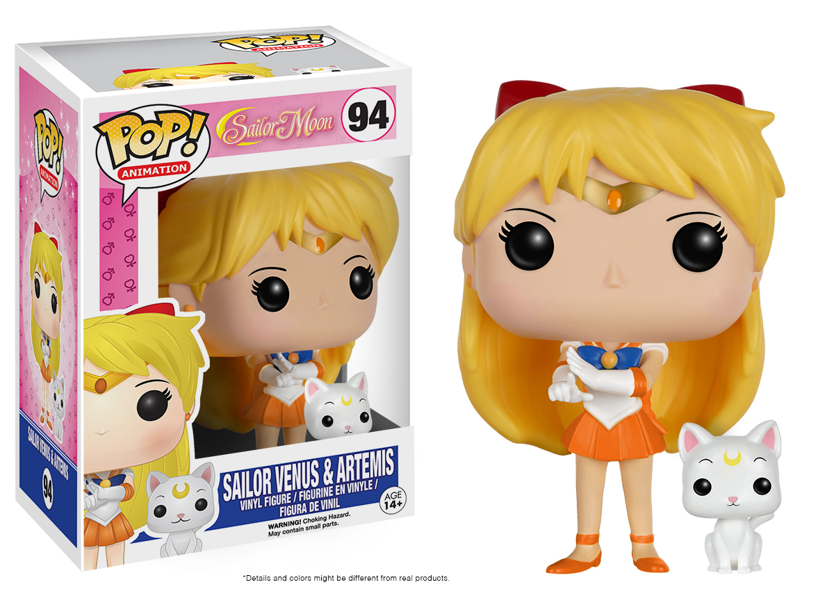 Sailor Moon - Sailor Venus w/ Artemis Pop! Vinyl Figure image