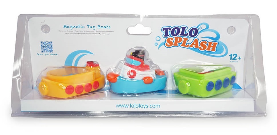 Tolo Toys: Magnetic Bath Tug Boat Set image