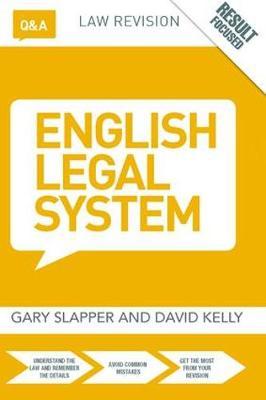 Q&A English Legal System by Gary Slapper image