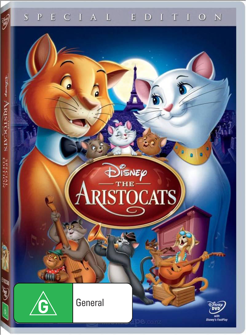 The Aristocats on DVD image