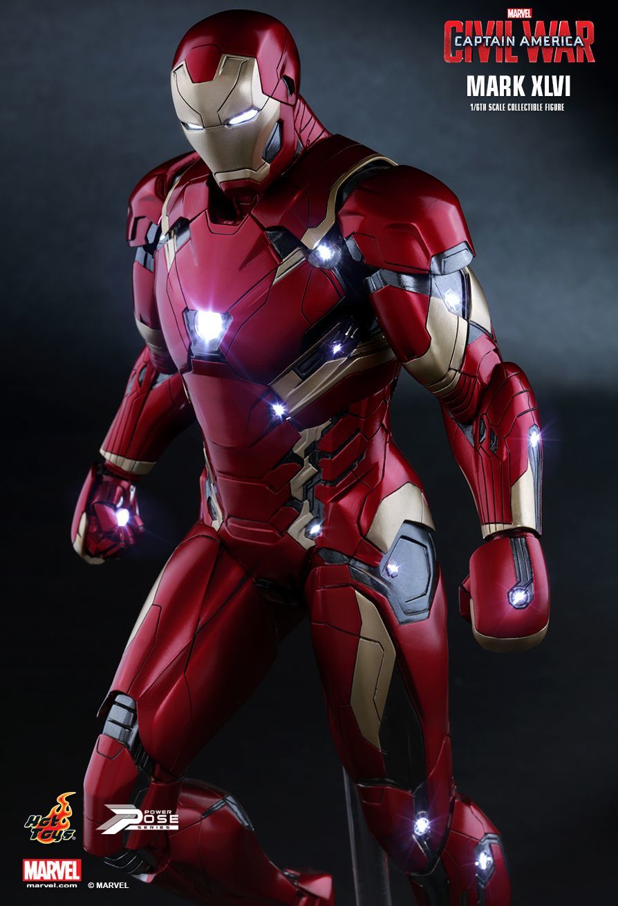 Captain America: Civil War - Iron Man Mark XLVI 1:6 Scale Figure