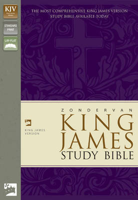 KJV Zondervan Study Bible, Leathersoft, Purple/Green by Zondervan Publishing image