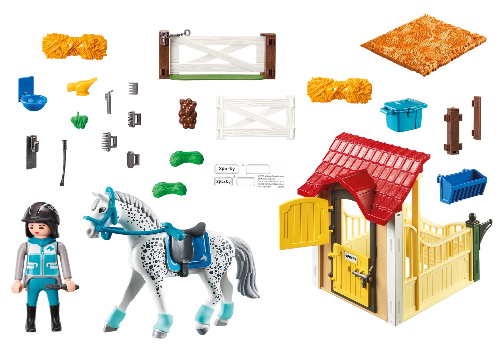 Playmobil - Horse Stable with Appaloosa (6935) image