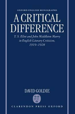 A Critical Difference by David Goldie image