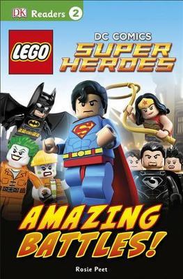 DK Readers L2: Lego(r) DC Comics Super Heroes: Amazing Battles! by DK image