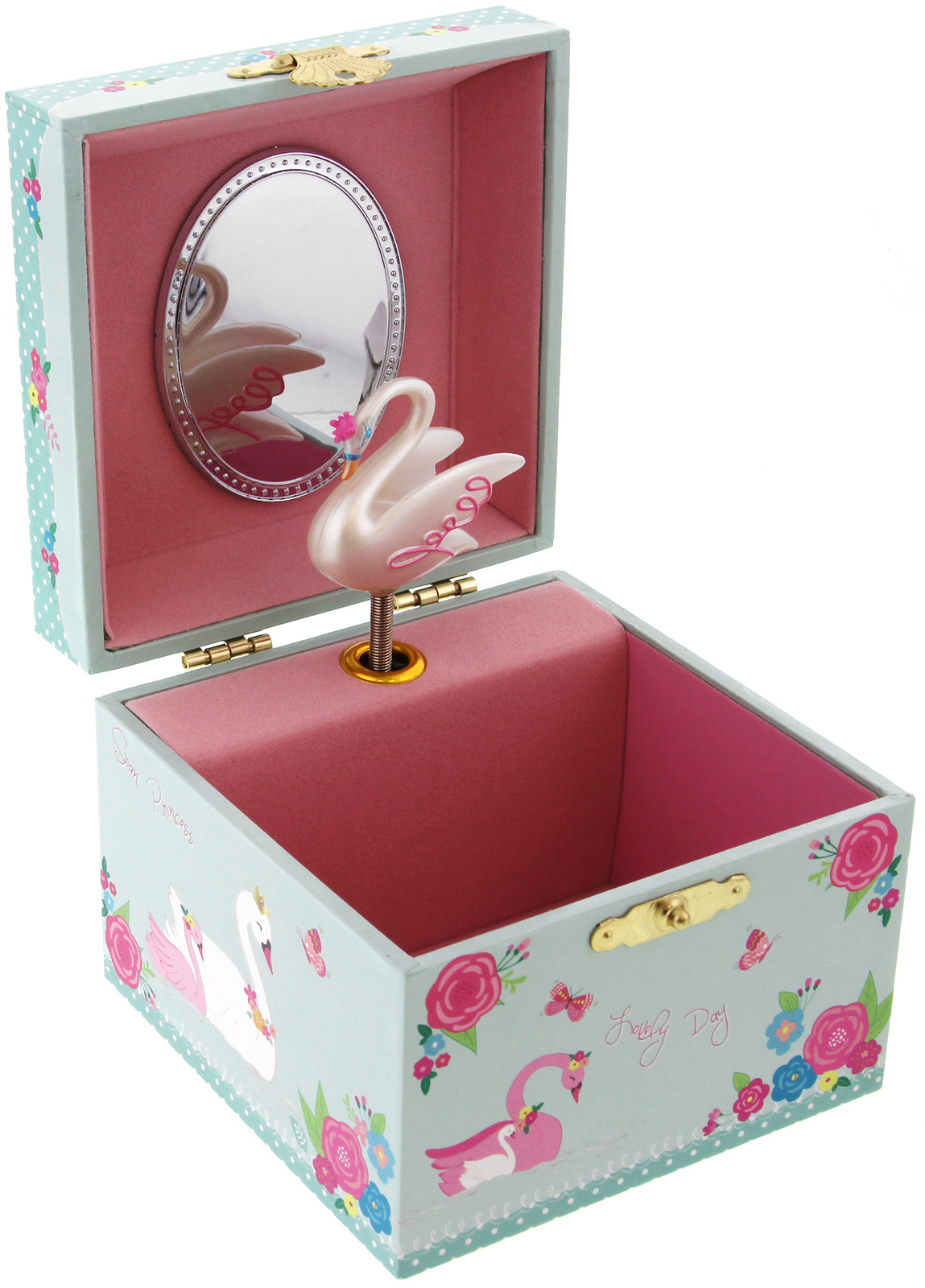 pink poppy music box