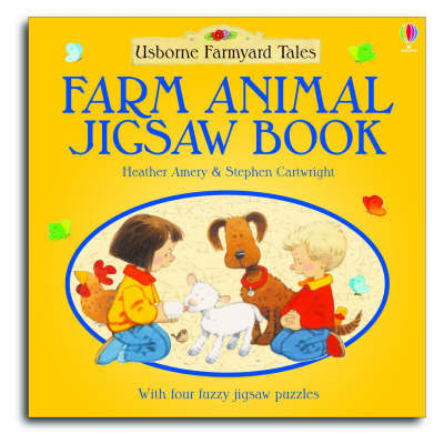 Farmyard Tales Farm Animals Jigsaw Book by Heather Amery image