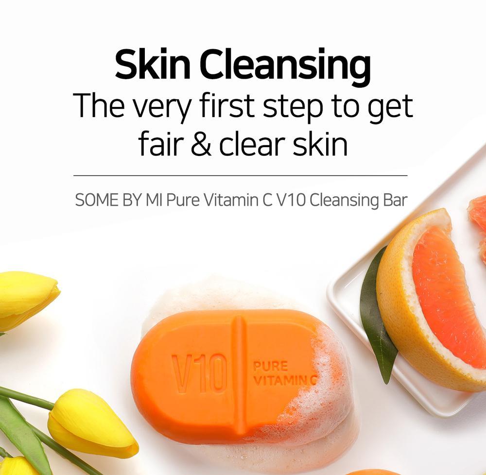 Buy Some By Mi Pure Vitamin C V10 Cleansing Bar at Mighty Ape NZ