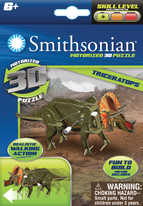 Smithsonian: Dinosaur Wind Up Puzzle - Assortment image