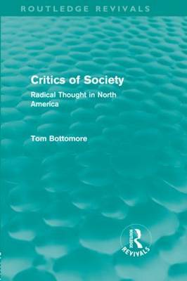 Critics of Society (Routledge Revivals) image