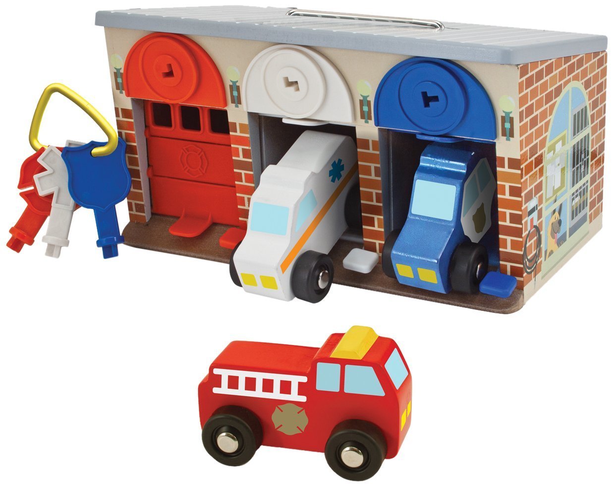 Melissa & Doug: Lock and Roll Rescue Garage image
