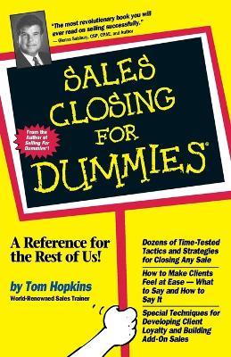 Sales Closing For Dummies by Tom Hopkins image