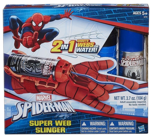 Marvel Spiderman Super  Slinger Toy at Mighty Ape Australia