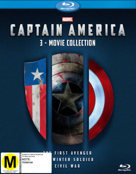 Captain America 1-3 Boxset on Blu-ray image