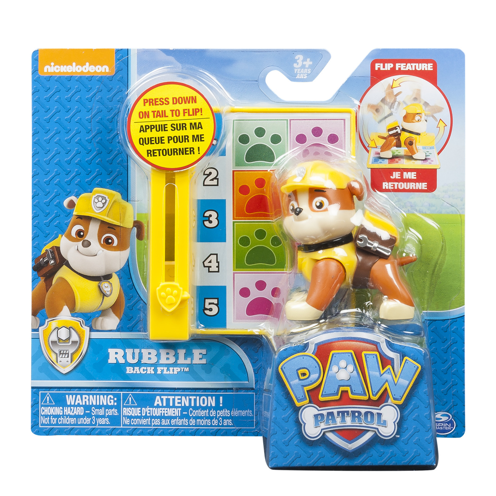 Paw Patrol: Action Pack Pup - Back-Flip Rubble