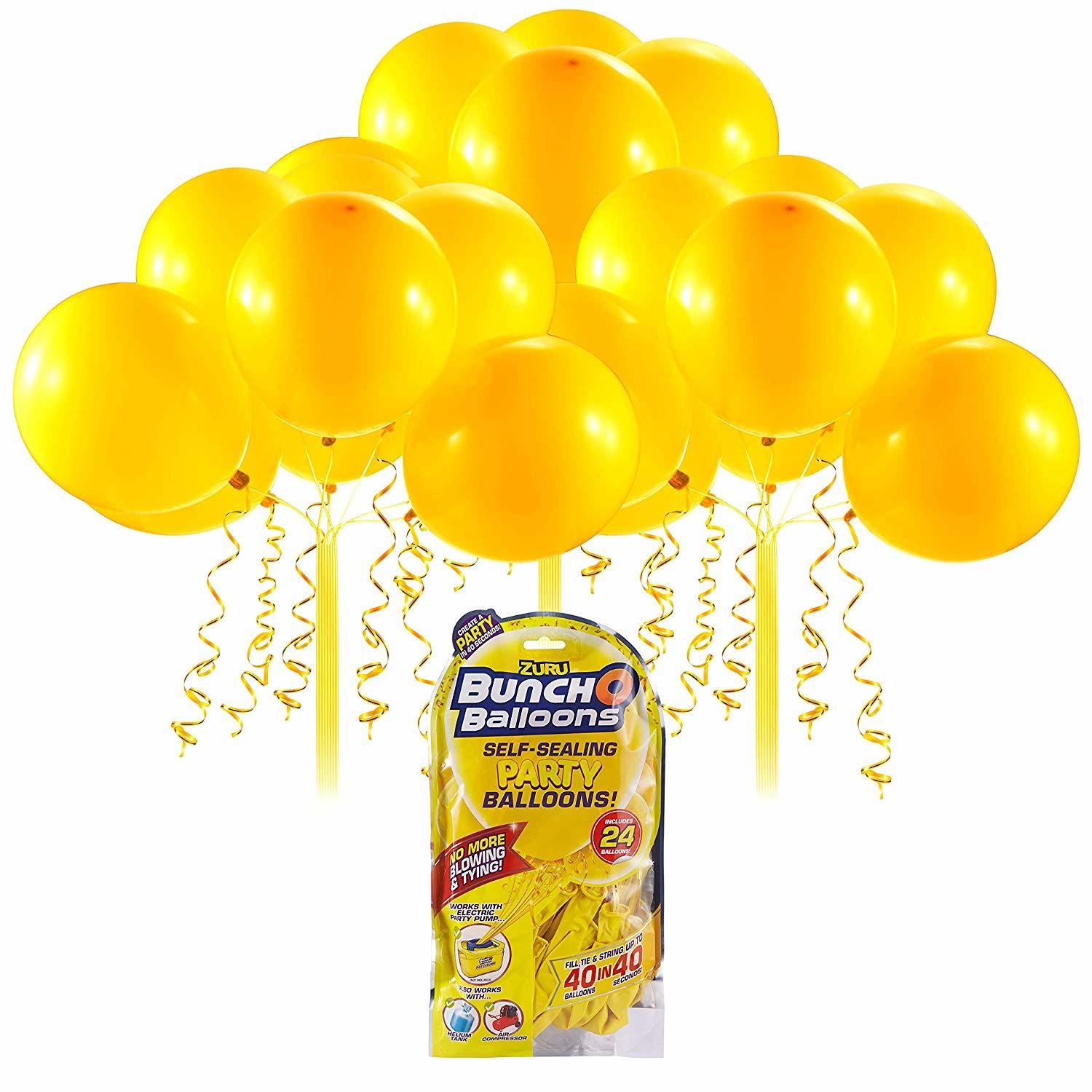Bunch O' Balloons: Self Sealing Party Balloons - (24 x Yellow) image