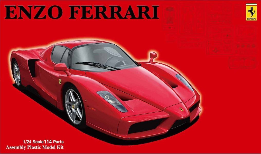 1/24 Enzo Ferrari Model Kit at Mighty Ape NZ