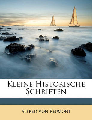 Kleine Historische Schriften by Alfred Von Reumont image