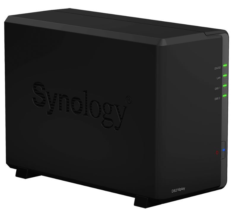 Synology DiskStation DS216PLAY 2 Bay Multimedia-Optimised NAS Storage Box