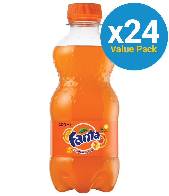 Fanta Orange 300ml (24 Pack) at Mighty Ape NZ